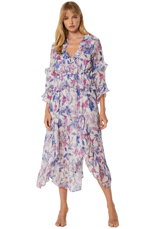 Karina Dress - Amethyst Floral